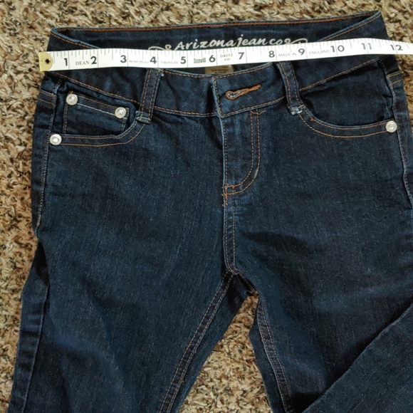 Girl's Arizona Darkwash Straigtleg Jeans - Picture 5 of 10